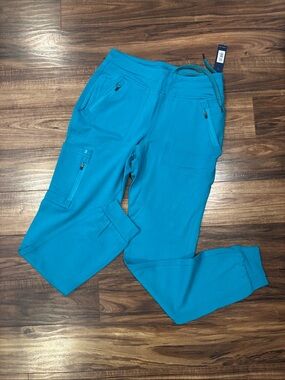 Jaanuu Teal Jogger Cargo Pants